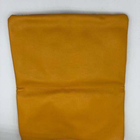 Rachel Pally Orange & Yellow Floral Clutch Handbag Boho Purse Fold Over - Picture 3 of 10